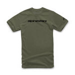 _Camiseta Alpinestars Linear Wordmark Verde/Negro | 1212-72020-6910-L-P | Greenland MX_