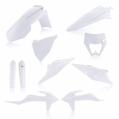 _Full Kit Plásticos Acerbis KTM EXC/EXC F 20-.. Blanco Nuclear | 0024054.031-P | Greenland MX_
