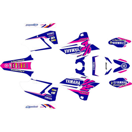Kit Adhesivos Completo Yamaha YZ 125/250 15-21 Fox Edition Pink, Motocross, Enduro, Trail, Trial