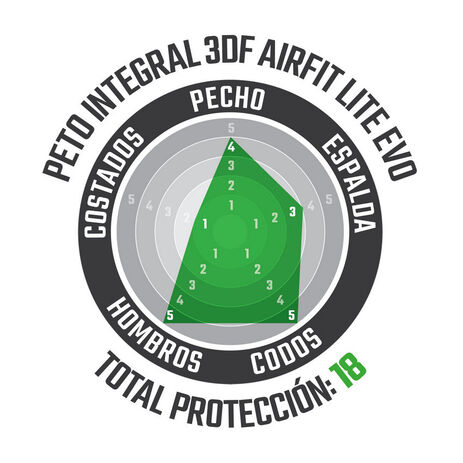 _Peto Integral Leatt 3DF AirFit Lite Evo Negro | LB5024060600-P | Greenland MX_