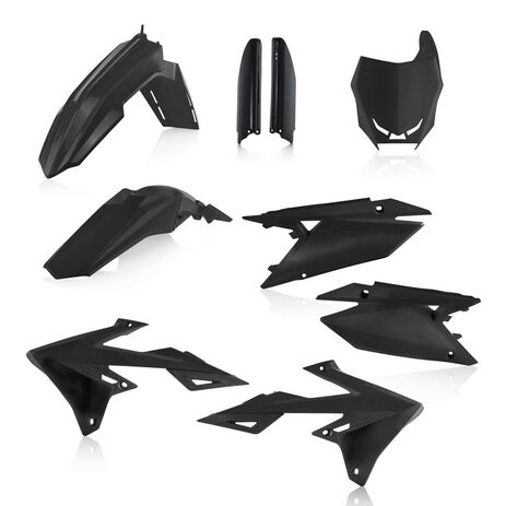 _Full Kit Plásticos Acerbis Suzuki RMZ 250 19 Negro | 0023625.090-P | Greenland MX_