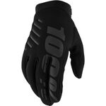_Guantes Mujer 100% Brisker Negro/Gris | 10005-00001-P | Greenland MX_