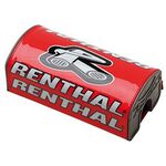_Protector Manillar Renthal Fat Bar Rojo/Negro | P228-P | Greenland MX_