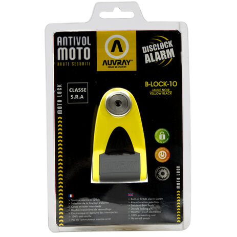 _Antirrobo Auvray Disco Alarma B-Lock 10 SRA | BLA10YBCAUV | Greenland MX_