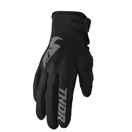 _Guantes Mujer Thor Sector Negro/Gris | 3331-0238-P | Greenland MX_