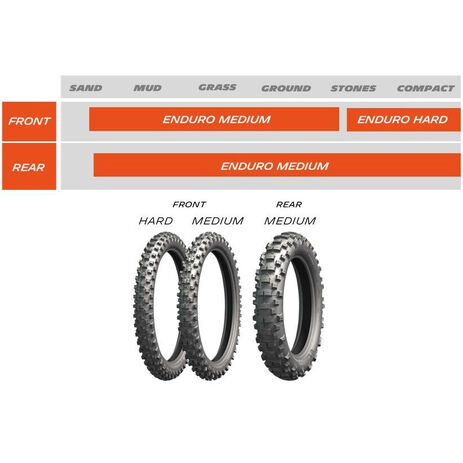 _Neumático Michelin Enduro Medium F 90/90/21 54R | 537009 | Greenland MX_