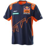 _Camiseta KTM Réplica Team Azul Marino/Naranja | 3RB220027301-P | Greenland MX_