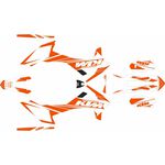 _Kit Adhesivos Completo KTM 690 Enduro R 19-24 Naranja/Blanco | SK-KT690R1924ORWT-P | Greenland MX_