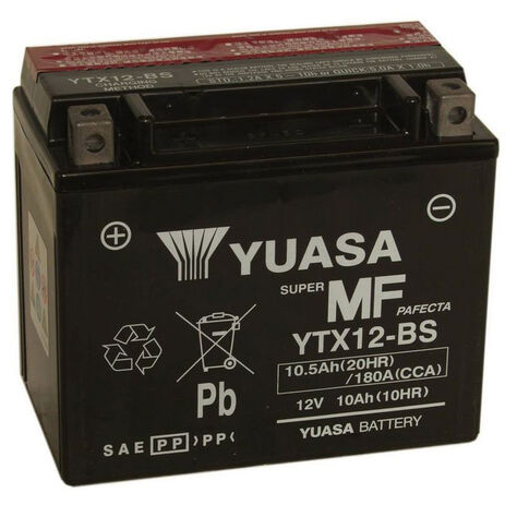 _Batería Sin Mantenimiento Yuasa YTX12-BS | BY-YTX12BS | Greenland MX_