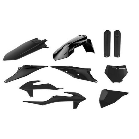 _Full Kit Plásticos Polisport KTM SX/SX-F 19-22 Negro | 91014-P | Greenland MX_