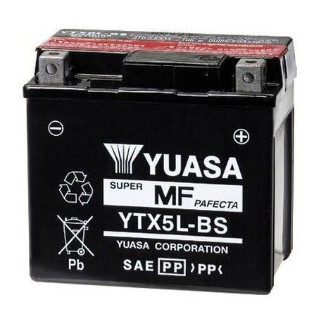 _Batería Sin Mantenimiento Yuasa YTX5L-BS | BY-YTX5LBS | Greenland MX_