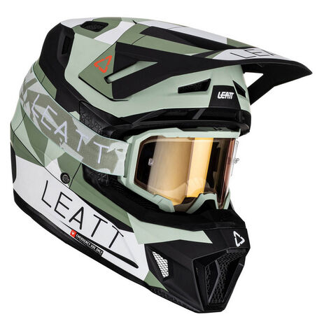 _Casco con Gafas Leatt Moto 7.5 Verde | LB1023010650-P | Greenland MX_