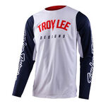 _Jersey Troy Lee Designs GP PRO Boltz Blanco/Azul | 377136032-P | Greenland MX_