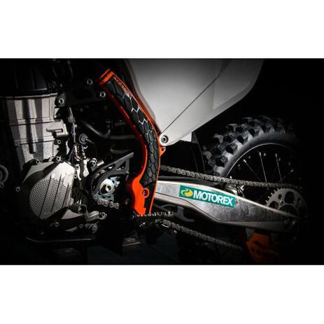 _Protector de Chasis Acerbis X-Grip KTM SX/SX-F 16-17 Naranja 2016 | 0021726.011.016 | Greenland MX_
