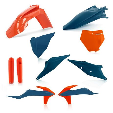 _Full Kit Plásticos Acerbis KTM SX/SX-F 19-.. Azul Marino/Naranja | 0023479.243-P | Greenland MX_