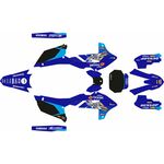 _Kit Adhesivos Completo Yamaha YZ 450 F 2023 OffTroy Edition Azul | SK-YYZ45023OFTRBL-P | Greenland MX_