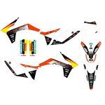 _Kit Adhesivos + Funda Blackbird Réplica Team Trophy 2021 KTM EXC 12-13 SX-SXF 11-12 | 8537R20 | Greenland MX_
