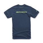 _Camiseta Alpinestars Linear Wordmark Azul | 1212-72020-7036 | Greenland MX_
