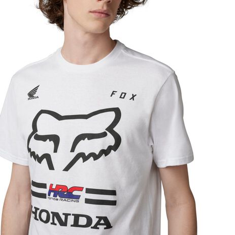 _Camiseta Fox X Honda II Blanco | 30527-190-P | Greenland MX_