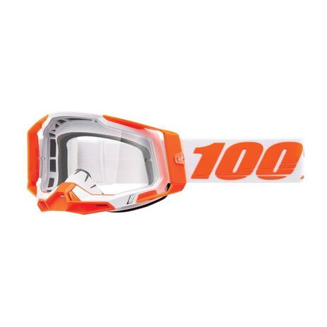 _Gafas 100% Racecraft 2 Lente Transparente Naranja | 50009-000-13-P | Greenland MX_