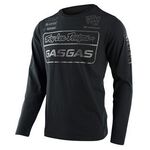 _Camiseta Manga Larga Troy Lee Designs Gas Gas Team Negro | 729599002-P | Greenland MX_