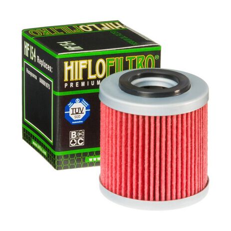 _Filtro de Aceite Hiflofiltro Husqvarna TE/TC 250/450 02-07 TE 510 04-07 TC 510 05-07 | HF154 | Greenland MX_