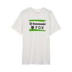 _Camiseta Fox x Kawasaki Blanco | 32060-190-P | Greenland MX_