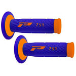 _Puños Pro Grip 791 Dual Azul/Naranja Flúor | PGP-791BLOR-P | Greenland MX_