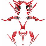 _Kit Adhesivos Completo Yamaha YFM 700 Raptor 13-.. Rojo | SK-YYFZ70013RD-P | Greenland MX_