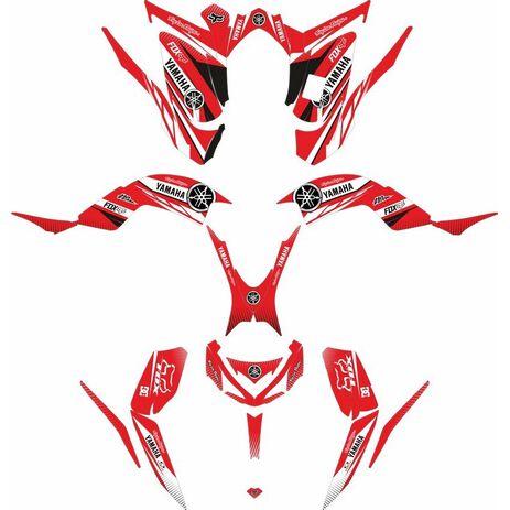 _Kit Adhesivos Completo Yamaha YFM 700 Raptor 13-.. Rojo | SK-YYFZ70013RD-P | Greenland MX_