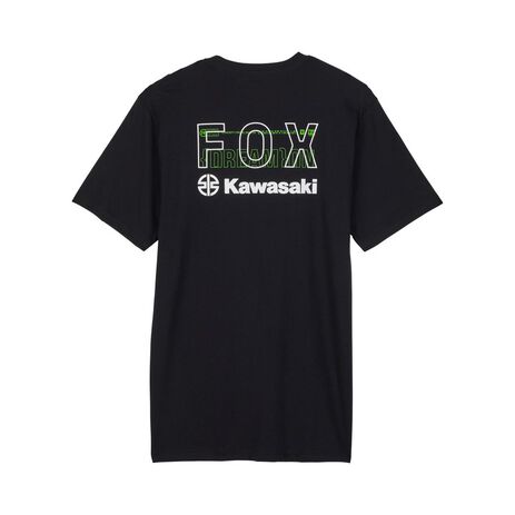 _Camiseta Fox x Kawasaki II Negro | 32061-001-P | Greenland MX_
