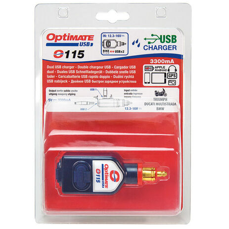 _Cargador USB Optimate Doble 3300 MA O-115 | 00600115 | Greenland MX_
