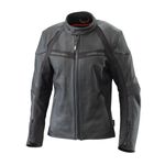 _Chaqueta Mujer KTM Aspect Leather Negro | 3PW220000902-P | Greenland MX_