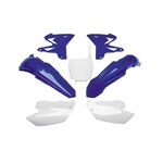 _Kit Plásticos Restyling UFO Yamaha YZ 125/250 02-14 Azul/Blanco | YAKIT312-999-P | Greenland MX_