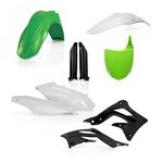 _Full Kit Plásticos Acerbis Kawasaki KX 450 F 2012 Verde/Negro | 0016321.377-P | Greenland MX_