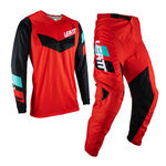 _Kit Jersey y Pantalón Infantil Leatt Moto 3.5 Rojo | LB5023033050-P | Greenland MX_