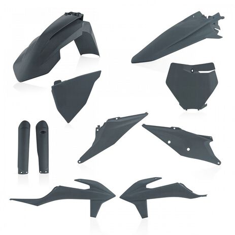 _Full Kit Plásticos Acerbis KTM SX/SX-F 19-.. Gris Metálico | 0023479.072-P | Greenland MX_