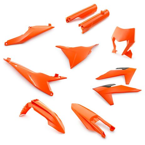 _Kit Plásticos Original KTM EXC/EXC-F 24-.. Naranja Fluor | 00010000387K-P | Greenland MX_