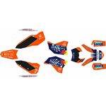 _Kit Adhesivos Completo Go Pro KTM EXC 08-11 Orange/Black Edition | SK-KT08GP11OBK | Greenland MX_