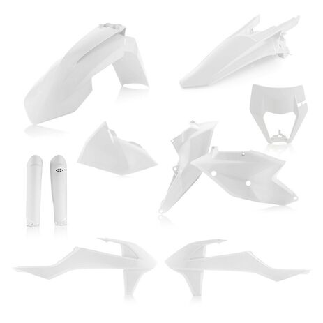 _Full Kit Plásticos Acerbis KTM EXC/EXC-F 17-19 Blanco | 0022371.030-P | Greenland MX_
