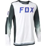 _Camiseta Manga Larga Fox Defend Race Blanco | 29446-008 | Greenland MX_