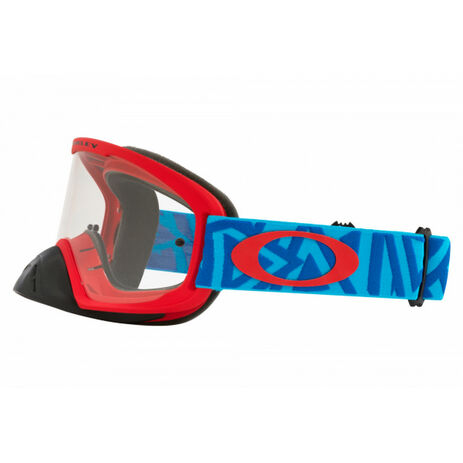 _Gafas Oakley O-Frame 2.0 Pro MX Lente Transparente Azul/Rojo | OO7115-38-P | Greenland MX_