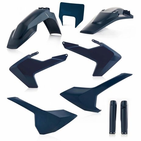_Full Kit Plásticos Acerbis Husqvarna TE/FE 17-19 Azul | 0022375.040-P | Greenland MX_