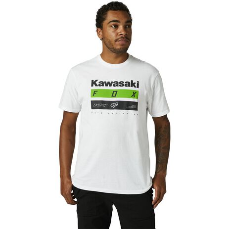_Camiseta Fox Kawasaki Stripes Premium | 29006-190 | Greenland MX_