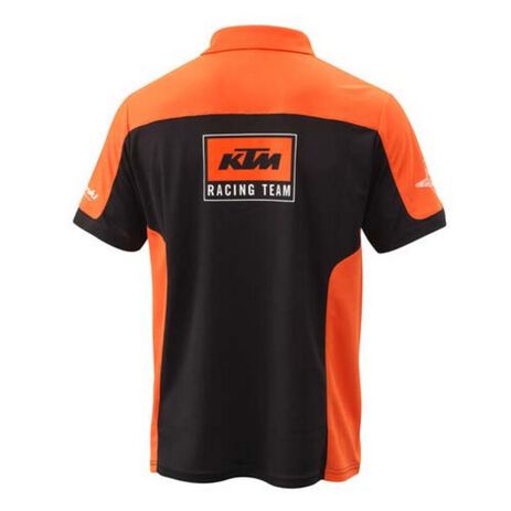 _Polo KTM Team Negro/Naranja | 3PW240004201-P | Greenland MX_
