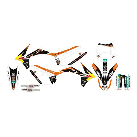 _Kit Adhesivos + Funda Blackbird Replica Trophy 22 KTM EXC 12-13 SX/SX-F 11-12 | 8537R21 | Greenland MX_