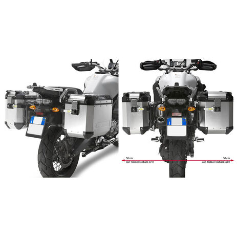 _Portamaletas Lateral para Trekker Outback Monokey Yamaha XT 1200 Z Super Ténéré 10-19 | PL2119CAM | Greenland MX_