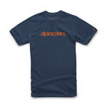 _Camiseta Alpinestars Heritage Logo Azul Marino | 1213-72540-7093-L-P | Greenland MX_