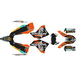 _Kit Adhesivos Completo KTM EXC/EXC-F 08-11 WESS Negro/Naranja | SK-KTEXC0811WSBKOR-P | Greenland MX_