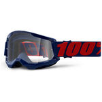 _Gafas 100% Strata 2 Lente Transparente Azul Marino | 50421-101-09-P | Greenland MX_